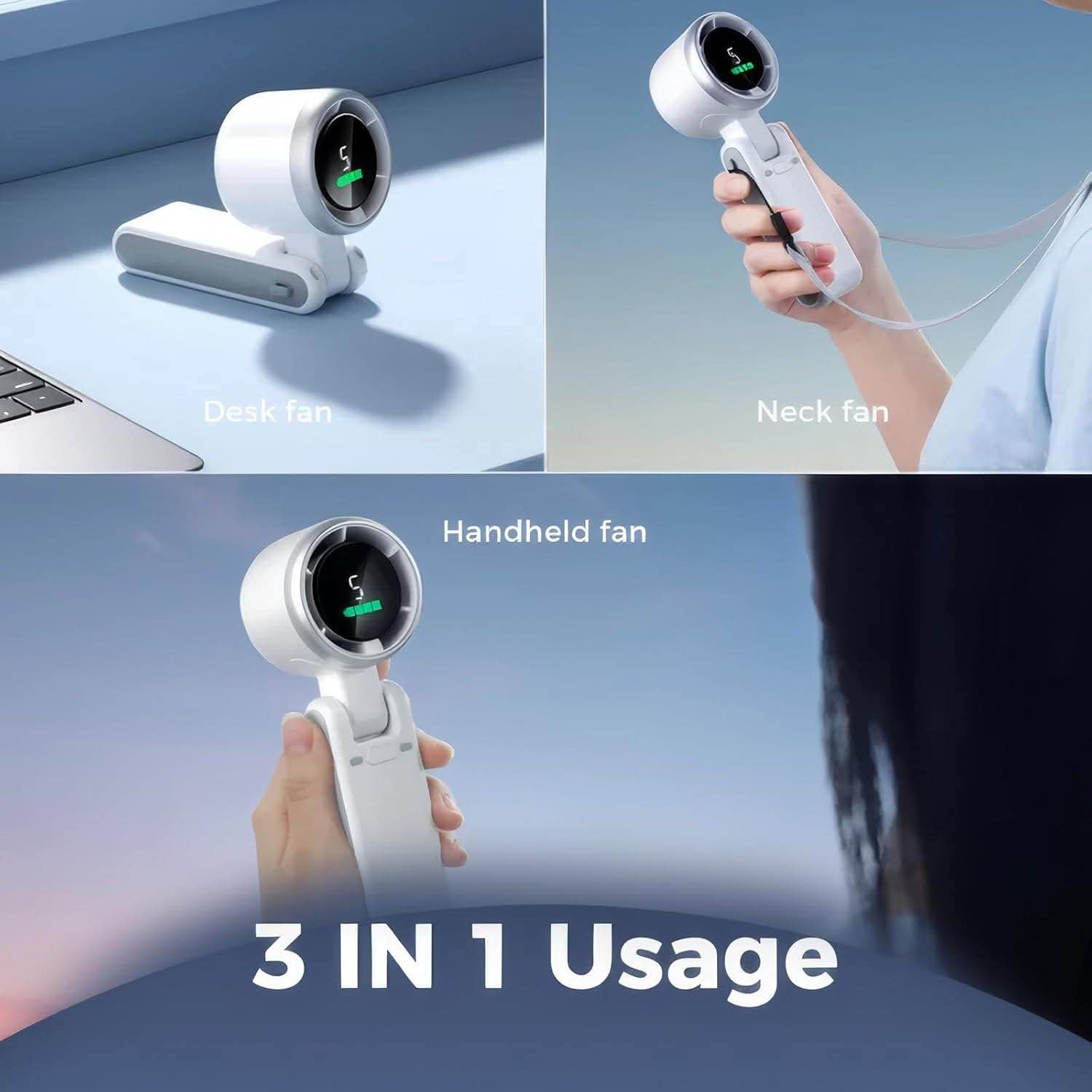 Foldable Powerful Winds Turbo Fan