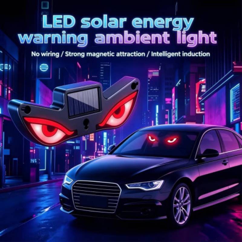 ১ পিছ Solar Demon Eye Warning Light